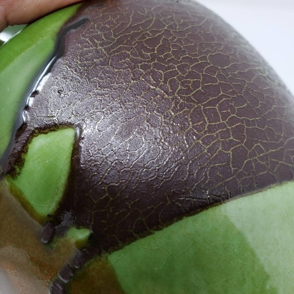 Royal Haeger Green Mid-Century 5.5"H Ceramic Glazed Vase Made In USA - Picture 5 of 8